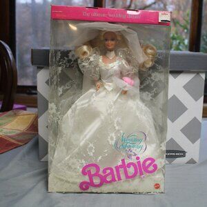 Vintage Wedding Fantasy Barbie Doll 1989 Mattel 2125 NRFB